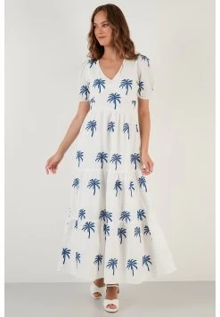 LELA Regular Fit - Maxi-Jurk - Ecru