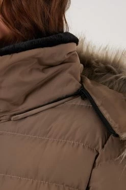 LELA Regular Fit - Winterjas - Camel -LELA 5b7d7b10223d4ad9939605d36b679a1d