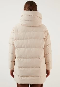 LELA Oversized Inflatable Long- Winterjas - Ecru -LELA 5c06e90c9e8743c98c480d0b961f6354