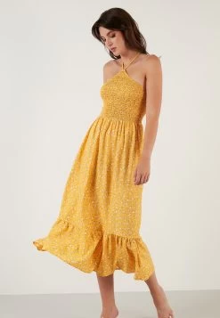 LELA Regular Fit - Jurk - Yellow 9 LELA Regular Fit - Jurk - Yellow -LELA 5df9429380cd44aa91600f0d8860a4ba