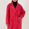 LELA Loose Fit - Mantel - Fuchsia