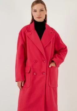 LELA Loose Fit - Mantel - Fuchsia