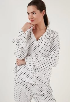 LELA Regular Fit - Pyjama - White -LELA 5fd64e0e675f4a009d8bcef96f7945ab