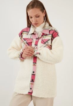 LELA Halflange Jas - Fuchsia -LELA 60bc90d05a654d198e95fb8e6fa6be28