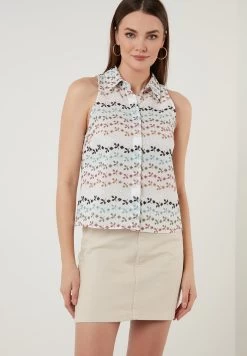 LELA Regular Fit - Overhemdblouse - White Snuff