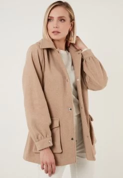 LELA Regular Fit - Trenchcoat - Light Brown -LELA 6699f66c85104b268d2117080774cab2