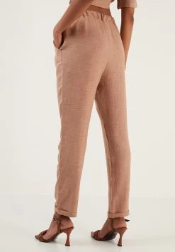 LELA Slim Fit - Broek - Camel -LELA 688d84722c374fc781f7daba908a79d6