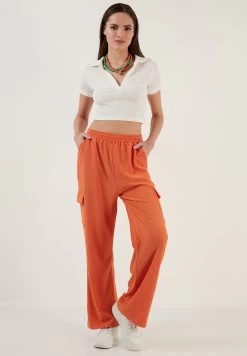 LELA Regular Fit - Cargobroek - Orange -LELA 69391428288e4506b1af44b02549a069