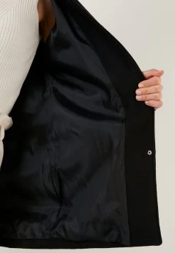 LELA Regular Fit - Halflange Jas - Black -LELA 69db322c78bf4b079911a43652300375