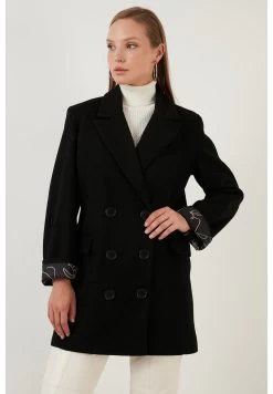 LELA 18 LELA Halflange Jas - Black