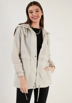 LELA Regular Fit - Parka - Stone