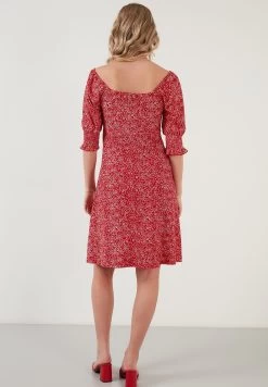 LELA Jurk - Red -LELA 6ffa673752f74d64bd274ec5bcec7d62