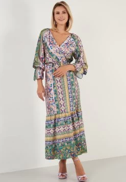 LELA Regular Fit - Maxi-Jurk - Pink -LELA 72731673894c40a19630753a3ce1ce3e