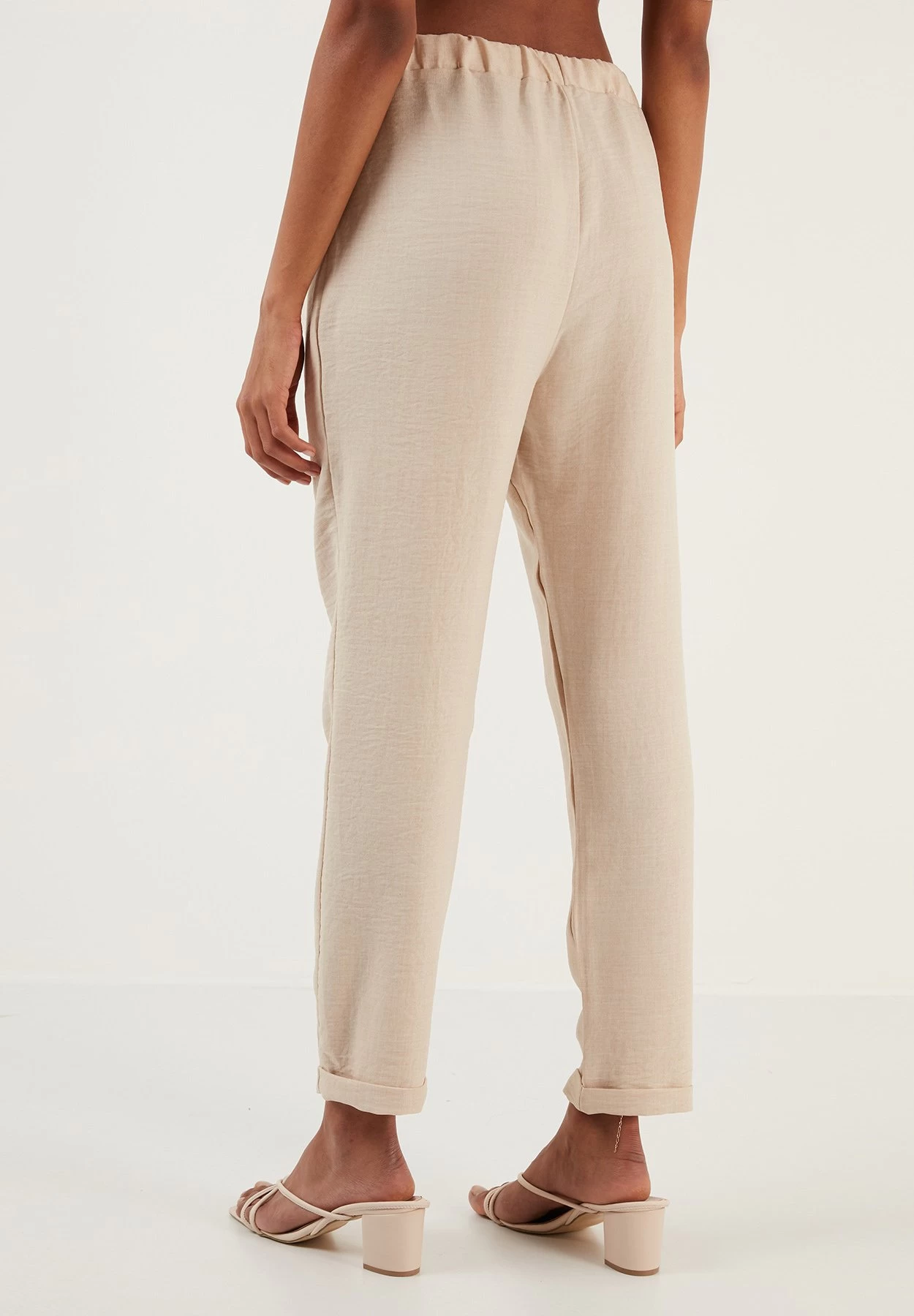 LELA Slim Fit - Broek - Stone 3 LELA Slim Fit - Broek - Stone - Afbeelding 3