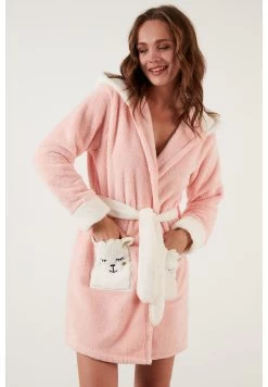 LELA Regular Fit - Badjas - Salmon -LELA 7ad681b9dd4e48e79abe41f867c4c4cd