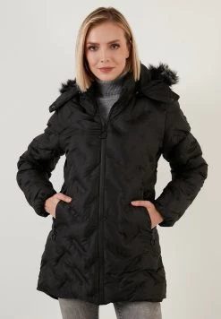 LELA Slim Fit - Winterjas - Black