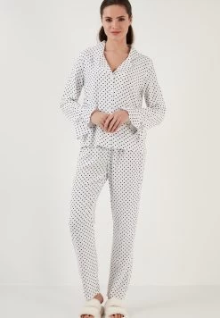 LELA Regular Fit - Pyjama - White