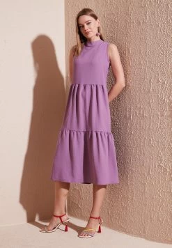 LELA Regular Fit - Jurk - Lilac -LELA 7cabfc0ecfef49c0a9de5496148a33ef