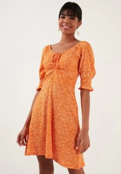 LELA Jurk - Orange -LELA 7d08a31612394734914901dac2be86b8