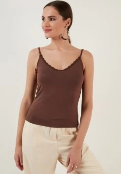 LELA Athlete - Top - Brown -LELA 809f92f5327e4902976e0af70ff22f00