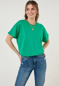 LELA Crew Neck- T-Shirt Basic - Benetton Color -LELA 825a40d0e366487c94c2180063a87b9c