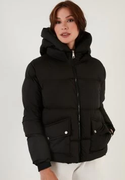 LELA Regular Fit - Winterjas - Black