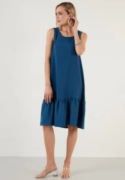 LELA Regular Fit- Jurk - Indigo