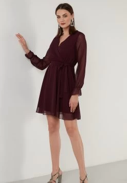 LELA Mini- Jurk - Purple 7 LELA Mini- Jurk - Purple -LELA 89518ee969f44ebfb4428b300136144f