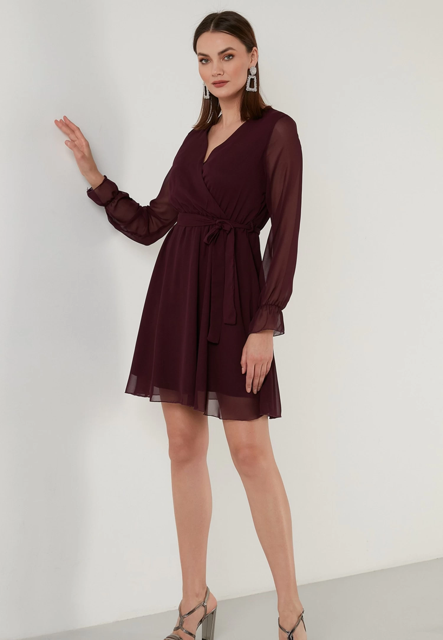 LELA Mini- Jurk - Purple 4 LELA Mini- Jurk - Purple - Afbeelding 4