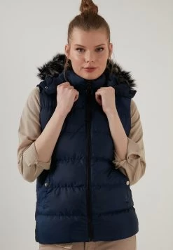 LELA Slim Fit - Bodywarmer - Navy Blue -LELA 89631579559a4f63ac0db181ee2933a3