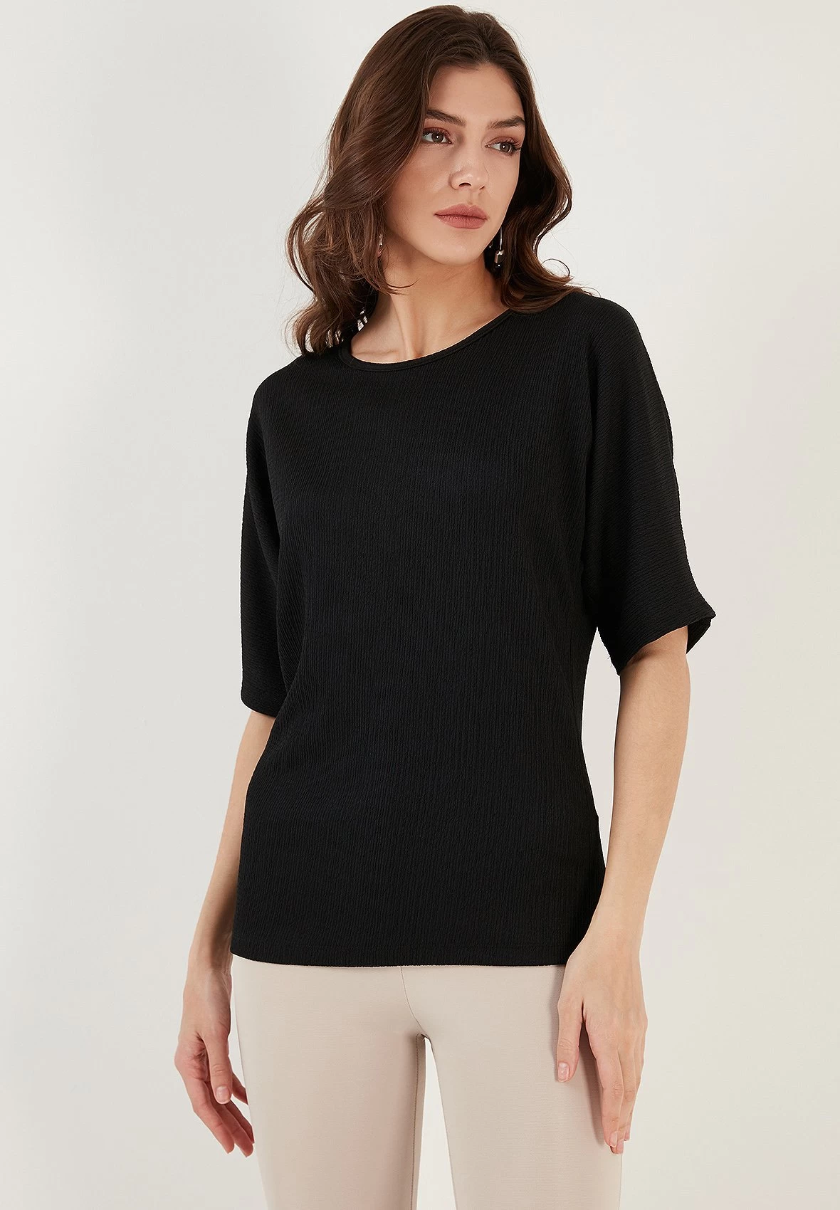 LELA Regular Fit - T-Shirt Basic - Black 1 LELA Regular Fit - T-Shirt Basic - Black