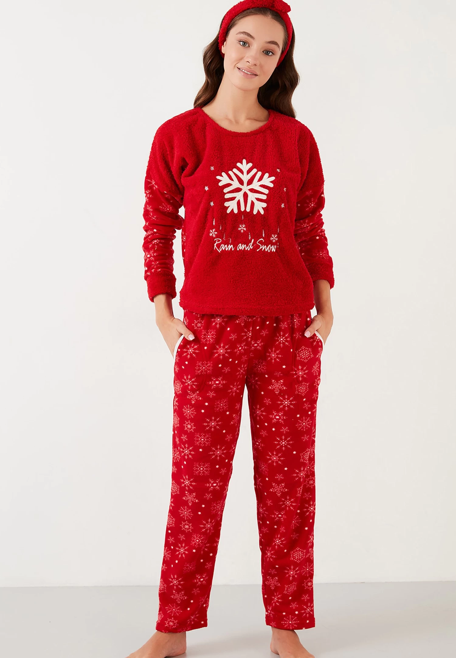 LELA Regular Fit - Pyjama - Red 2 LELA Regular Fit - Pyjama - Red - Afbeelding 2