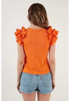 LELA T-Shirt Print - Orange Color -LELA 8f4b6e48b8c545b591d079f9eccb2b69
