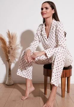 LELA Regular Fit - Pyjama - Ecru -LELA 8f77e13db12c494692265fd61a22c13d