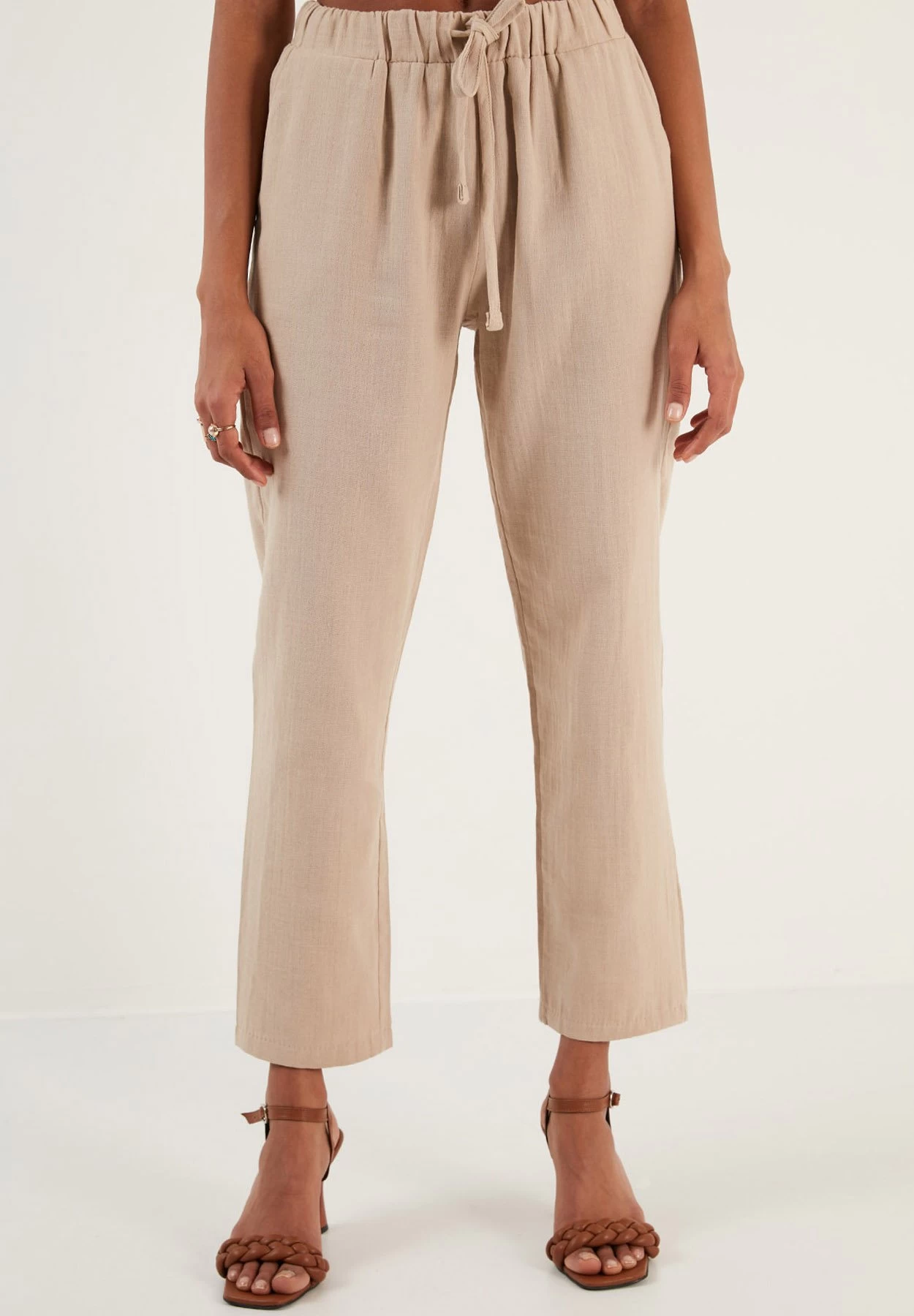 LELA Regular Fit - Trainingsbroek - Mink 1 LELA Regular Fit - Trainingsbroek - Mink