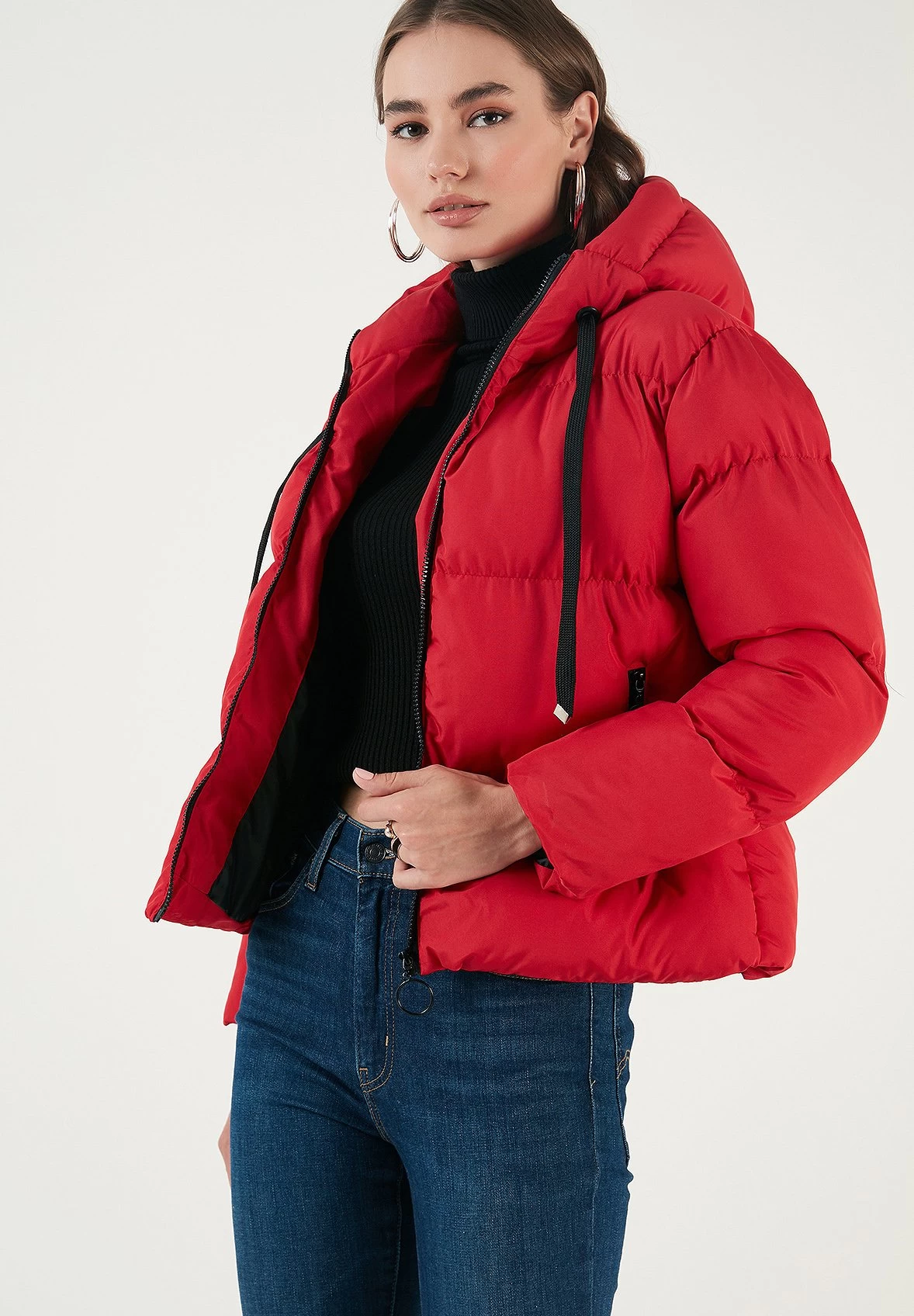 LELA Regular Fit - Winterjas - Red 5 LELA Regular Fit - Winterjas - Red - Afbeelding 5