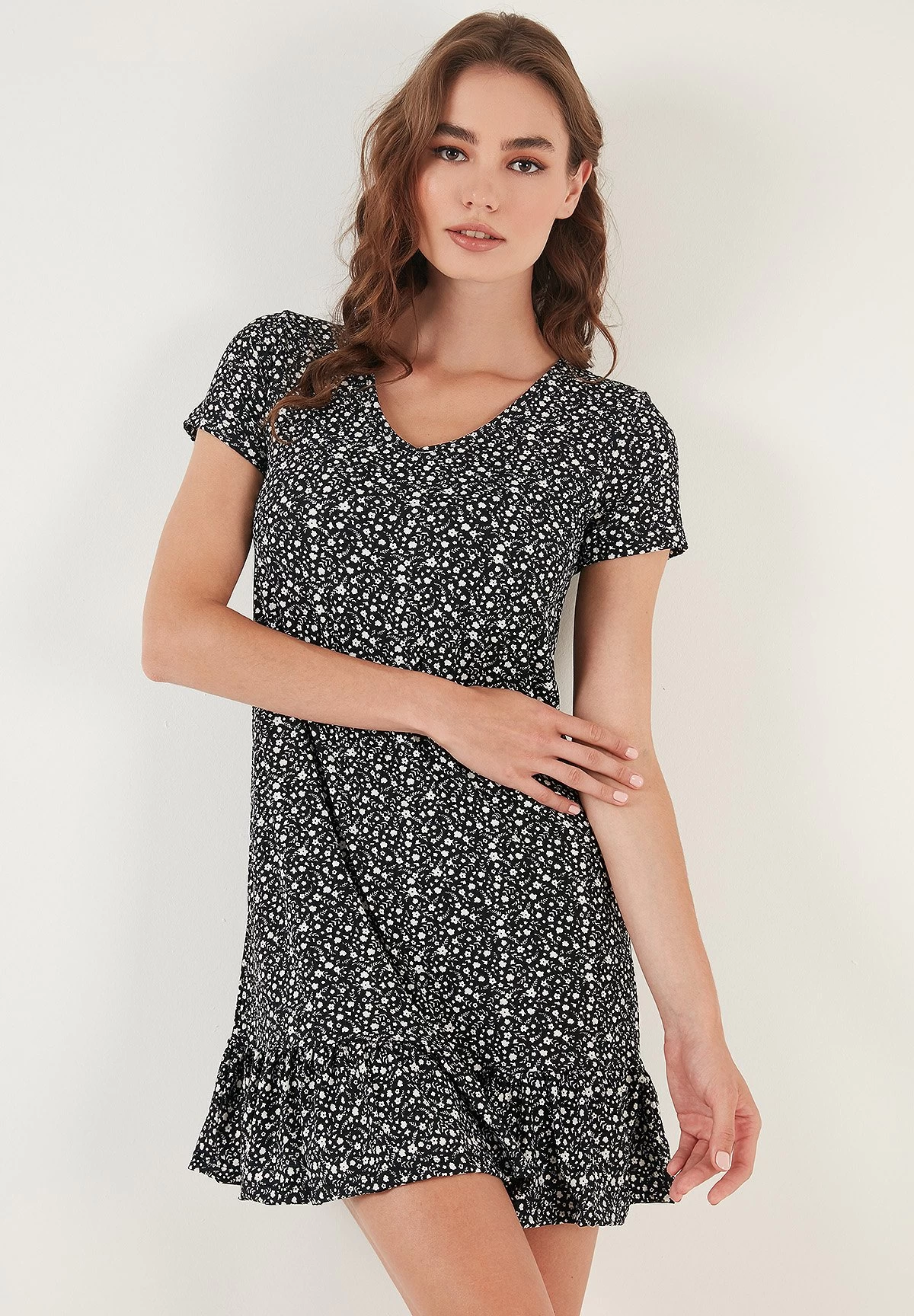 LELA Mini- Jurk - Black 3 LELA Mini- Jurk - Black - Afbeelding 3