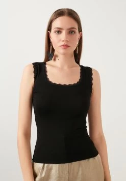 LELA Slim Fit - Top - Black