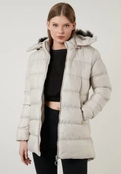 LELA Winterjas - Stone Colored -LELA 941be8053c3b46dc9eaa4a12d1734b44
