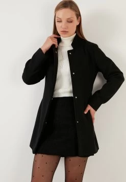 LELA Regular Fit - Halflange Jas - Black -LELA 95154f6003b44dd3872e9e48d3c9231b