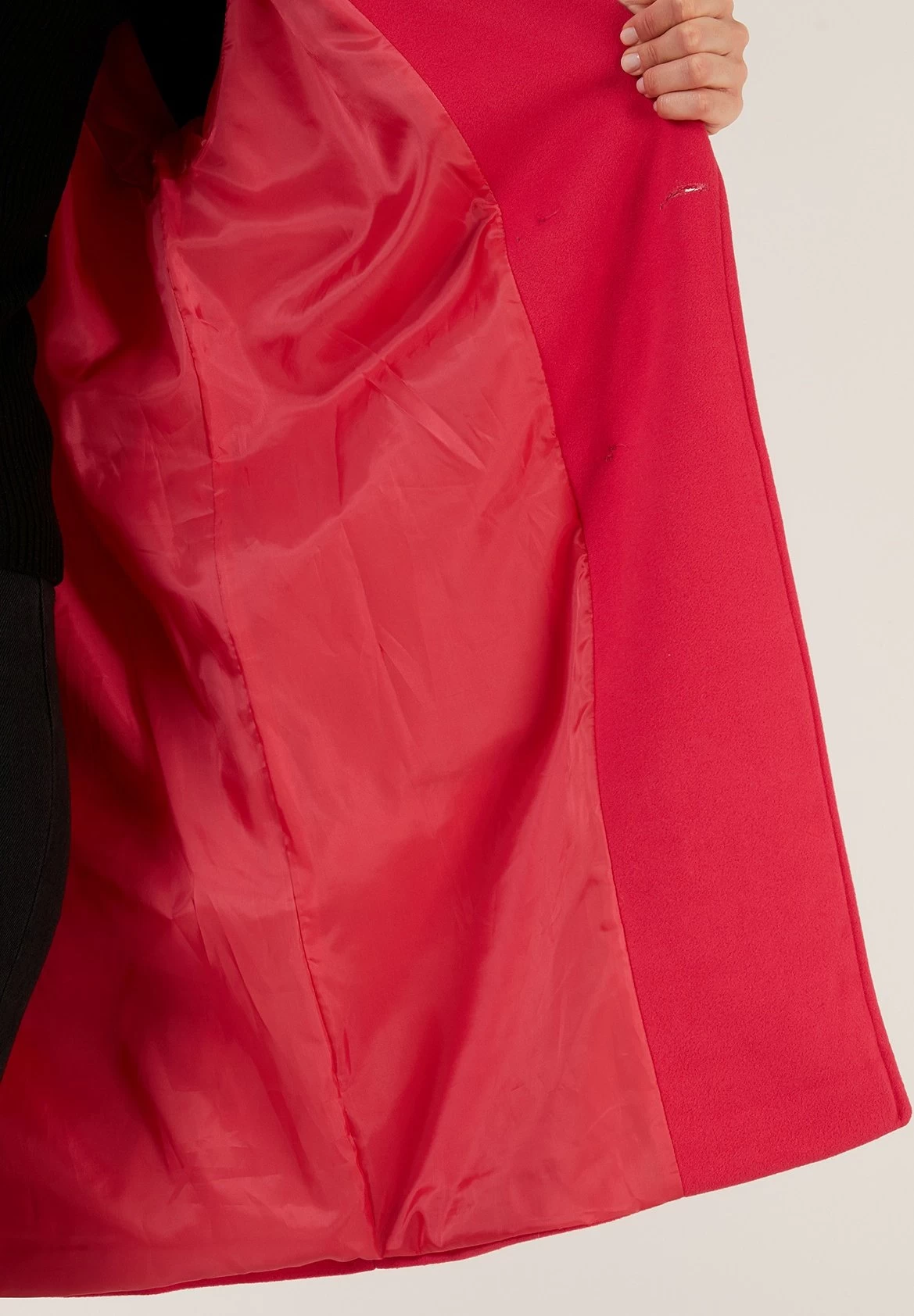 LELA Loose Fit - Mantel - Fuchsia 4 LELA Loose Fit - Mantel - Fuchsia - Afbeelding 4