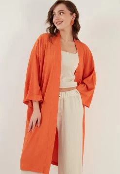LELA Mantel - Orange -LELA 95d7ba7fd0a441f8891ec21c42af2bd3