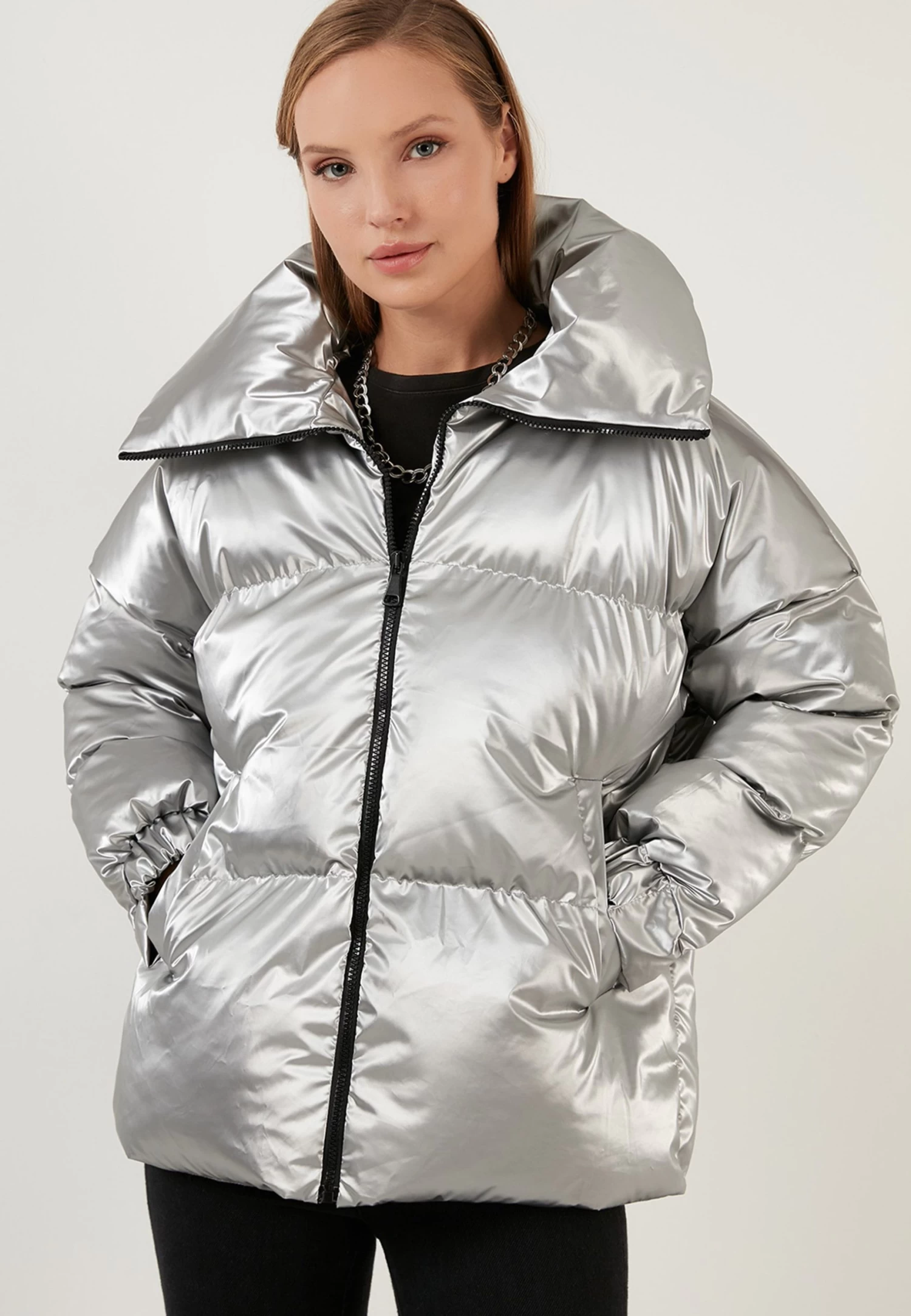 LELA Winterjas - Grey 1 LELA Winterjas - Grey