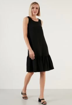 LELA Regular Fit- Jurk - Black -LELA 9959e9cbe07d410d955b52cb8e35796f