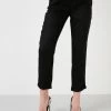 LELA High Waist Trousers- Broek - Black