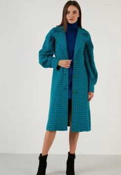 LELA Loose Fit - Trenchcoat - Green -LELA 99ee91f339b7489788dd44bd990520fe