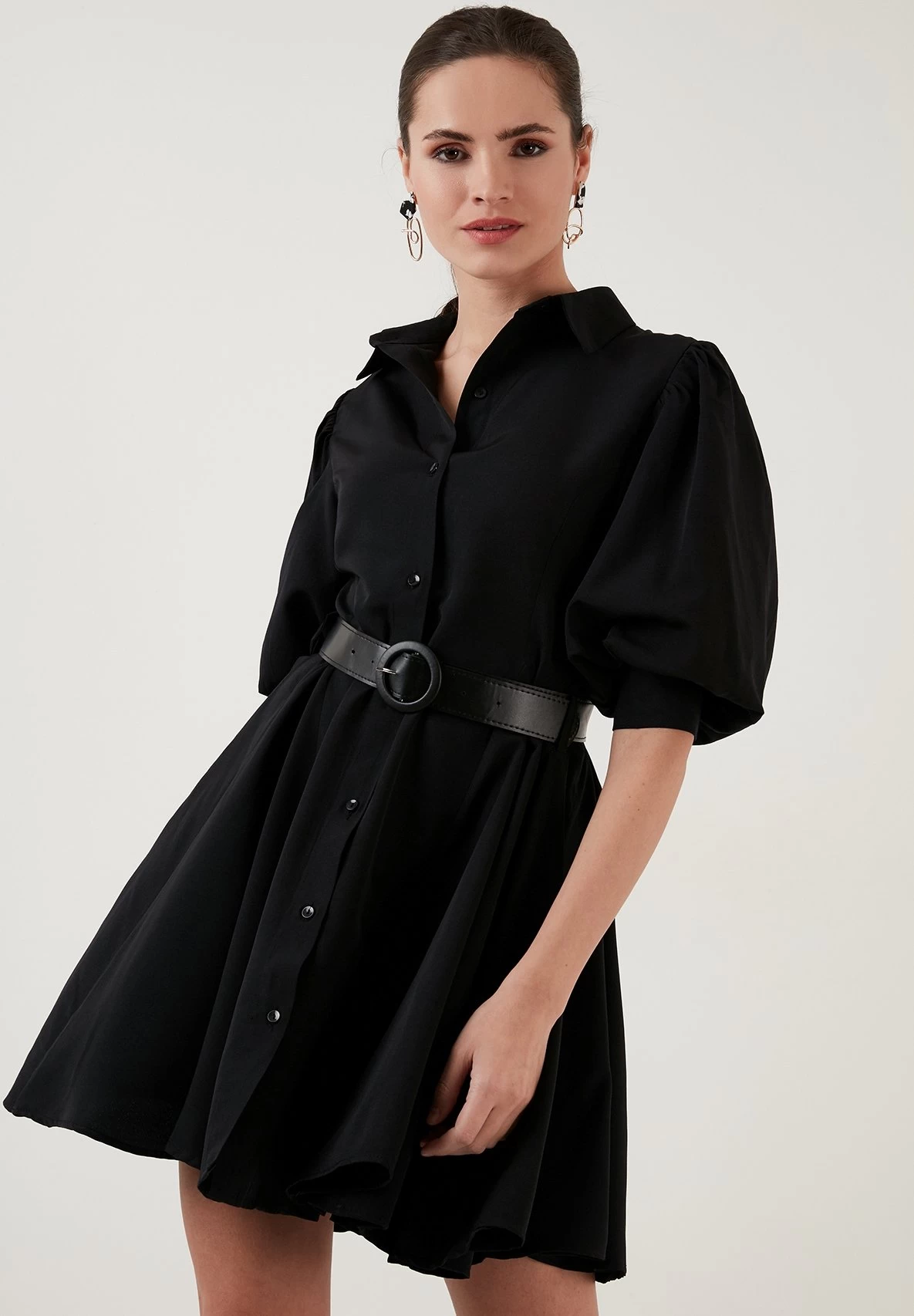 LELA Regular Fit - Blousejurk - Black 5 LELA Regular Fit - Blousejurk - Black - Afbeelding 5