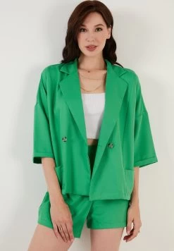 LELA Fit - Blazer - Green -LELA 9c83e064745440edb9117548ef93805b