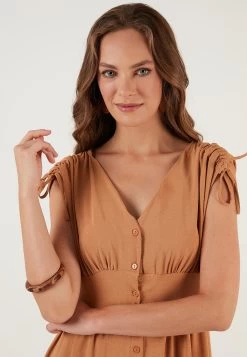 LELA Regular Fit - Jurk - Snuff Colored -LELA 9d8515447a3844fcbc5413ff795ffff3