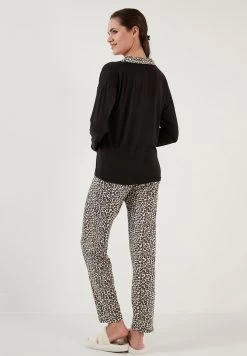 LELA Soft Touch - Pyjama - Leopard Black 9 LELA Soft Touch - Pyjama - Leopard Black -LELA 9dae2d069f4846f1ad632c9bec777a93